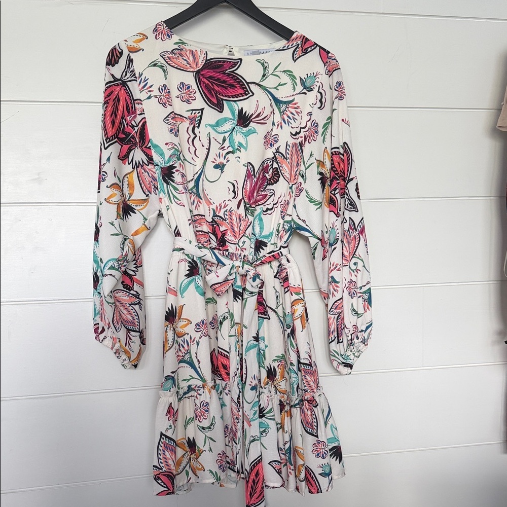 Baltic Born Multicolor Floral Long Sleeve Dress